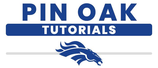 Pin Oak Tutorials